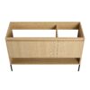 Minimalist 48" Freestanding Bathroom Vanity With 3 Soft Close Cabinet Doors - Oak - Image 7