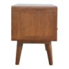 Curved Media Unit - Chestnut - Image 8