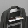 Accent Portable Garment Rack, Clothes Valet Stand With Storage Organizer - White - Image 8
