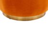 360 Degree Swivel Cuddle Barrel Accent Sofa Chair, Fluffy Round Armchair - Orange - Image 19