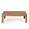 Outdoor 4 Seater Acacia Wood Chat Set With Wicker Accents And Cushions - Teak / Mixed Brown / Beige - Image 17