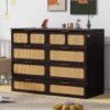 Full Size Murphy Bed With Large Drawers And Elegant Design - Espresso - Image 14
