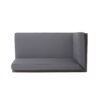 Brava - X Back Left Right Corner Bench Set - Dark Gray - Image 9