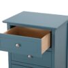 Daniel - Transitional Nightstand - Teal - Image 4