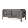Brava - X Back Left Right Corner Bench Set - Dark Gray - Image 7
