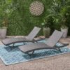 Wicker Chaise With Adjustable Reclining Seats (Set of 2) - Gray - Image 8