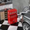 High Capacity Rolling Tool Chest With Wheels And Drawers, 8 Drawer Tool Storage Cabinet - Red - Image 5