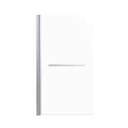 Frameless Shower Doors For Bathtub, 1 / 4" SGCC Tempered Glass - Chrome Finish