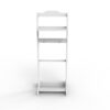 Accent Portable Garment Rack, Clothes Valet Stand With Storage Organizer - White - Image 5
