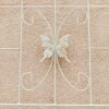 2 Pack Garden Metal Trellis Rustproof Trellis For Climbing Plants Outdoor Flower Support - Cream White - Image 3