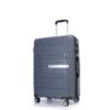 Hardshell Suitcase Double Spinner Wheels Pp Luggage Sets Lightweight Durable Suitcase With Tsa Lock, 3 Piece Set (20/24/28) - Gray - Image 10