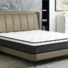 10" Twin Hybrid Mattress A Box, Pillow Top Bed Cushion With Breathable And Hypoallergenic Design, Medium Firm For Lumbar Support - White / Gray - Image 2