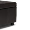 Castleford - Storage Ottoman - Coffee Brown - Image 5