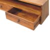 Lunar - 2 Drawer Wall Mounted Media Unit - Brown - Image 6