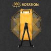 3 Speed Heavy Duty Metal Industrial Drum Fan, Air Circulation - Yellow - Image 2