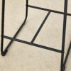 (Set of 2) Modern Minimalist Style Material Bar Stools, Suitable For Kitchen, Bar And Modern Home Design - Black - Image 12