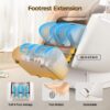 Bosscare - Sl Zero Gravity Massage Full Body Chair With Voice Control Shiatsu Recline - Beige / Gold - Image 7