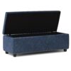 Hamilton - Storage Ottoman - Denim Blue - Image 3
