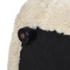 Summit - Faux Sheepskin Overstuffed Arm Chair - Cream Beige - Image 6