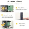 Storage Shelves 5 Tier Heavy Duty Metal Shelving Unit Adjustable Shelving Units And Storage Rack Kitchen Garage Shelf - Black - Image 9
