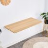 Laundry Room Folding Table, Wall Mounted Folding Table For Small Spaces, Fold Down Desk, Workbench, Addition To Garage & Shed - Burly Wood - Image 7