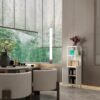 Bamboo Storage Cabinet With Tall Linen Tower, Multi Functional For Bathroom And Living Spaces - White - Image 7