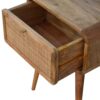 Mini Woven Nightstand - Oak - Image 6