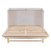 Queen Murphy Bed Elegantly Designed With Large Drawers - White - Image 10