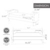 Storage Soft Bench With Armrests, Backrest And 2 Bolster Pillows For Living Room, Entryway And Bedroom - Ivory - Image 3