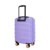 Carry On Luggage Airline Approved18.5" Carry On Suitcase With Tsa Approved Carry On Luggage With Wheels Carry On Bag Hard Shell Suitcases - Light Purple - Image 5