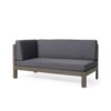 Brava - X Back Left Right Corner Bench Set - Dark Gray - Image 4