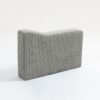 Modular Sofa Single Armrest Backrest Module For Modular Sectional Sofa Couch Side Armrest - Gray - Image 6