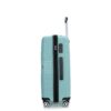 Hardshell Suitcase Double Spinner Wheels Pp Luggage Sets Lightweight Durable Suitcase With Tsa Lock, 3 Piece Set (20/24/28) - Light Green - Image 10