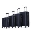 Luggage 4 Piece Lightweight Suitcase With Rotating Wheels, 24" And 28" With Tsa Lock, (16/20/24/28) - Black - Image 11