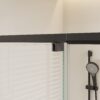 Scalable - Shower Door With 1 / 4" Clear Tempered Glass And Aluminium Alloy Frame - Matte Black - Image 7