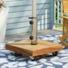 Ralph - Square Umbrella Base - Teak - Image 14