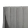 Aspen - King Vertical Tufted Modern Headboard Platform Bed Set - Opal Gray - Image 6