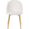 Marion - Mid-Century Modern Dining Chair (Set of 2) - Gold / White - Image 7