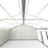 Double Garage Metal Shed With Side Entry Door - White - Image 2