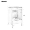 Modern 20.3" Bathroom Vanity With Sink, Functional Drawer, Soft Closing Door - White - Image 9