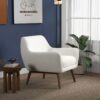 Panom - Lounge Chair - Brown / White - Image 4