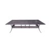 Rectangular 12 Person 108.07" Long Dining Set With Cushions - Gray / Navy - Image 5