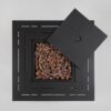 28" Wicker Square Fire Pit Table - Black Brown - Image 7