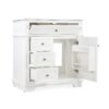Freestanding 30" Bathroom Vanity With Sink, Soft Closing Door, Tip Out Drawer - White - Image 16