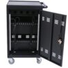 Mobile Charging Cart And Cabinet For Tablets Laptops 32-Device - Matt Black - Image 8