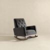 Demetrius - Rocking Chair - Dark Gray / Wood - Image 5