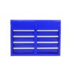 Rolling Tool Chest, 5 Drawer Tool Box Organizer With Lockable Wheels & Sliding Drawers & Detachable Top & Adjustable Shelf, Tool Storage Cabinet For Garage Workshop - Blue - Image 10