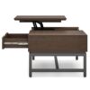 Banting - Lift Top Coffee Table - Walnut Brown - Image 4