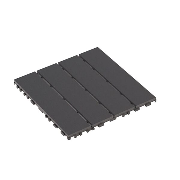 Interlocking Deck Tiles, 44 Pack Patio Deck Tiles, XSquare Waterproof Outdoor All Weather Use, Patio Decking Tiles For Poolside Balcony Backyard - Dark Gray
