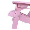 Outdoor Or Indoor Children Adirondack Chair - Pink - Image 5